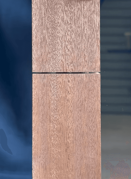 Joining two pieces of wood without nails to look neat