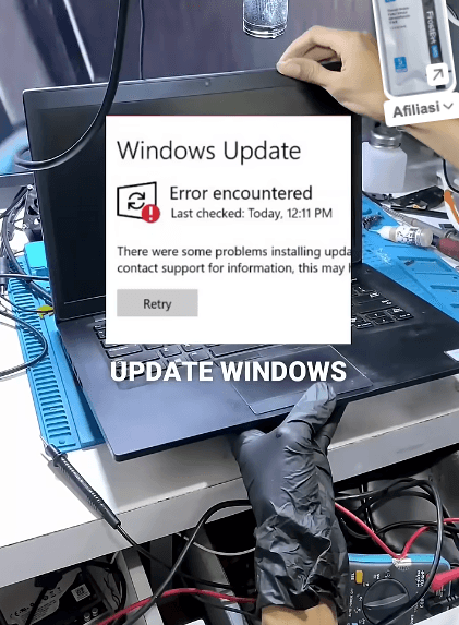 Laptop dies after Windows update, BIOS corrupt