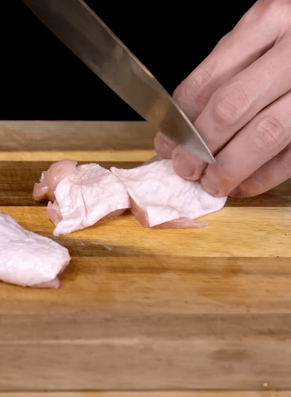 Green chili mayo chicken is more like a stir-fry but for chicken